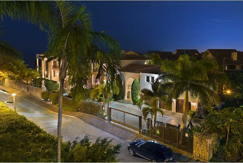 Lebron James home in Miami Coconut Grove neighborhood