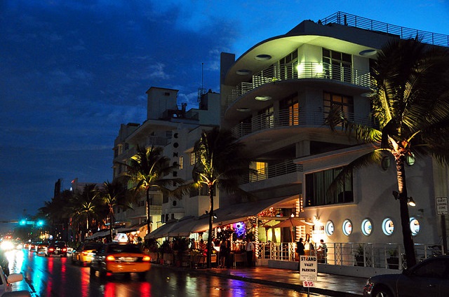 South Beach Night View - Miami Beach Florida