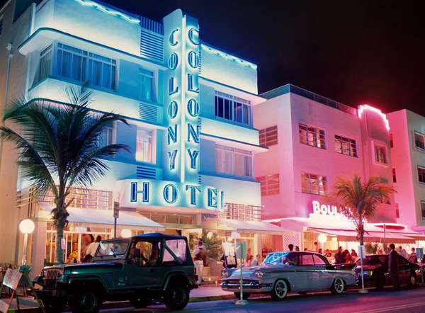 South Beach Ocean Drive, Miami Beach Florida